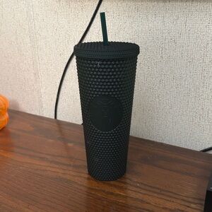 Starbucks Dark Green Textured Tumbler
